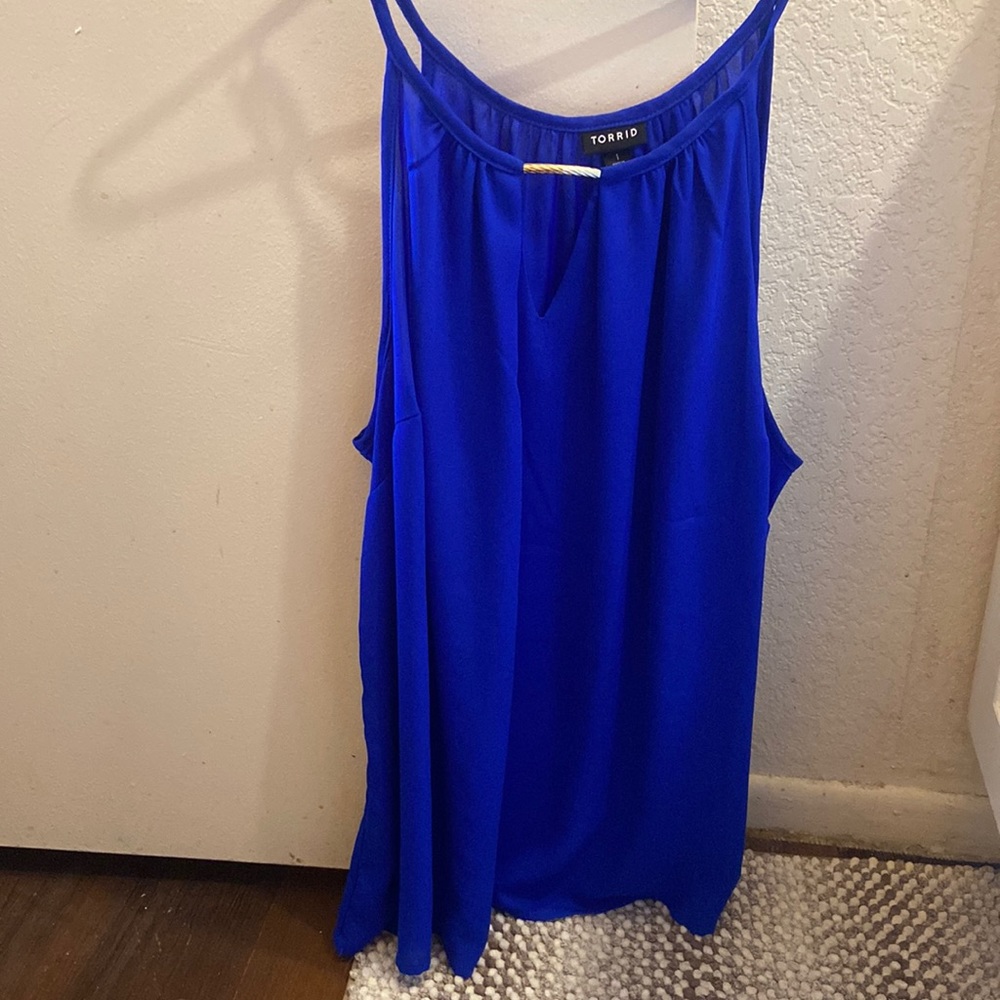 Women’s Torrid swing cami. Electric blue. 1X